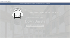 Desktop Screenshot of oldeuropeduvet.com